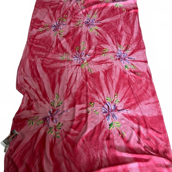 Sarong Wrap Tropical Batik 84” Long - Picture 6 of 6